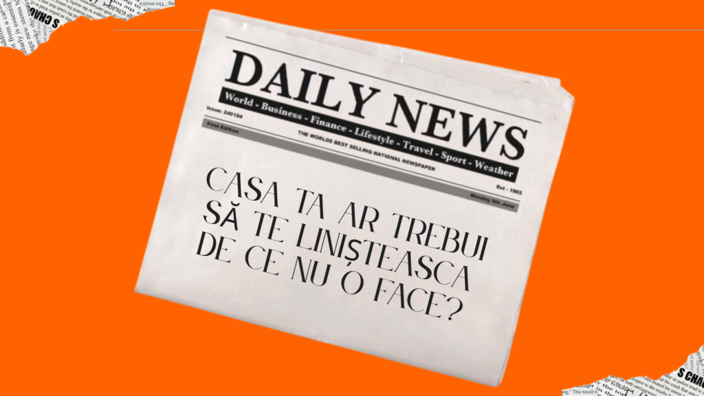 casa ta ar trebui sĂ te liniȘteascĂ. de ce nu o face